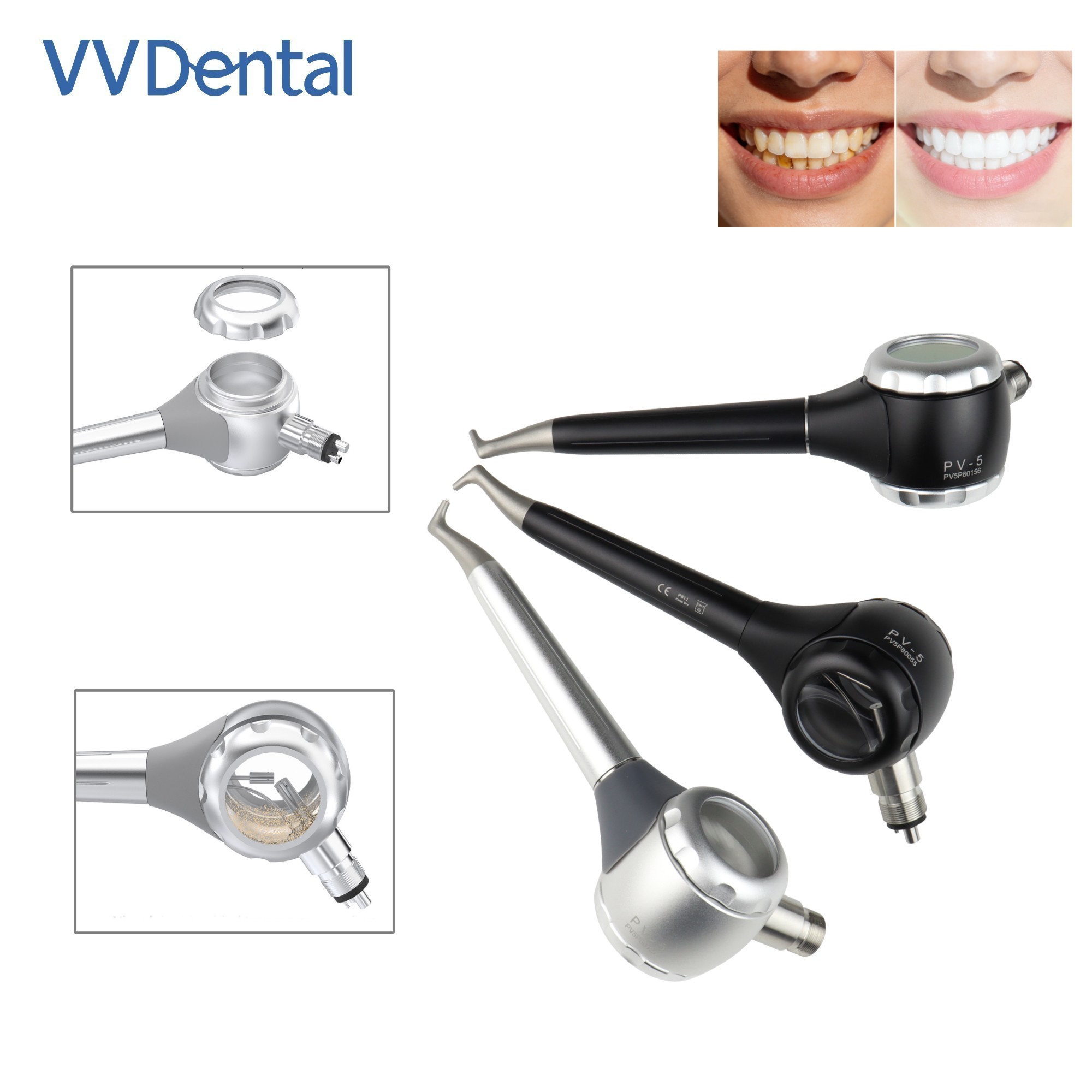 Teeth Whitening Usa - Pistolet de sablage dentaire VV à