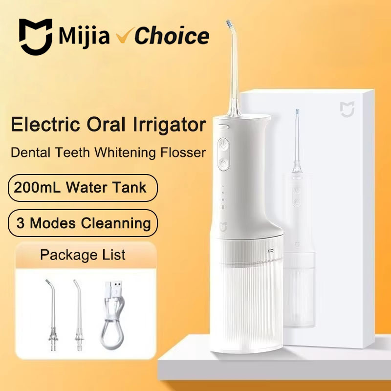Teeth Whitening Mouthwash - Irrigateur buccal portable Mijia MEO705, blanchiment