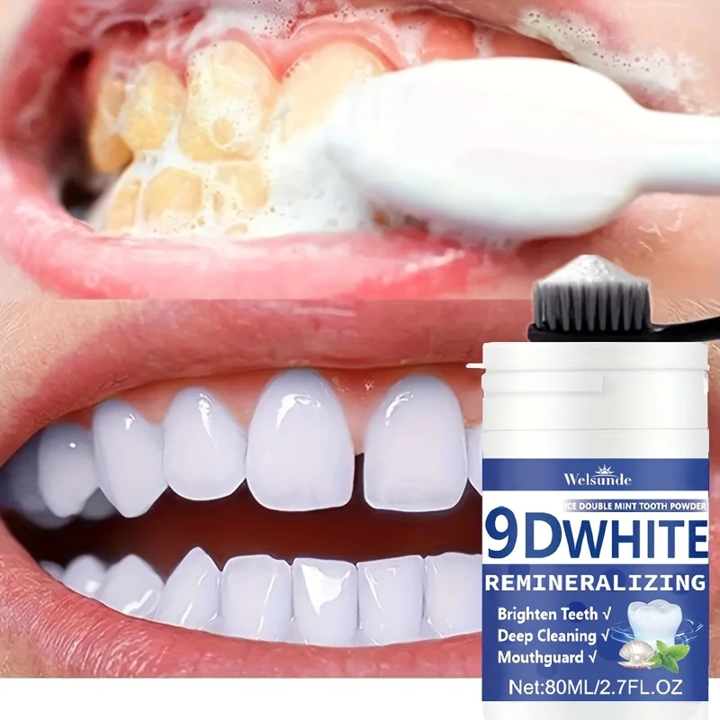 Teeth Whitening Singapore - Poudre dentaire reminéralisante à l'hydroxyapatite 9D,