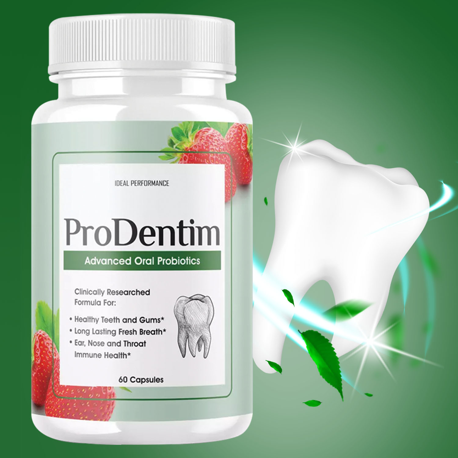 Teeth Whitening Promotion - Probiotiques buccaux avancés - Refresca l'haleine,