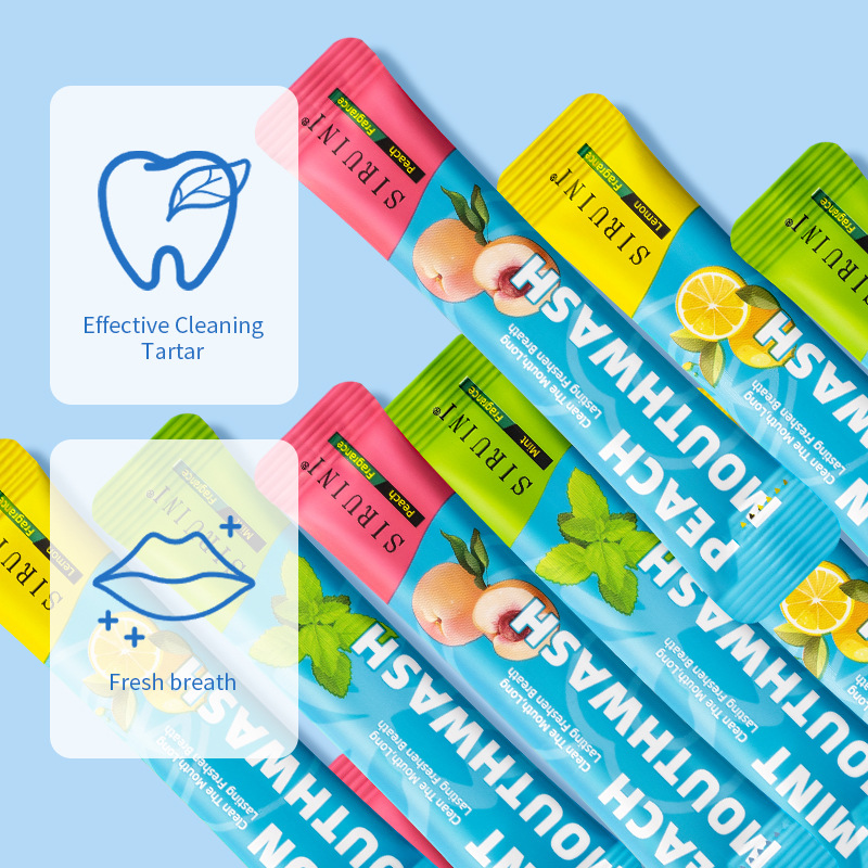 20 pièces rince-bouche jetable - Teeth Whitening Mouthwash avis et prix