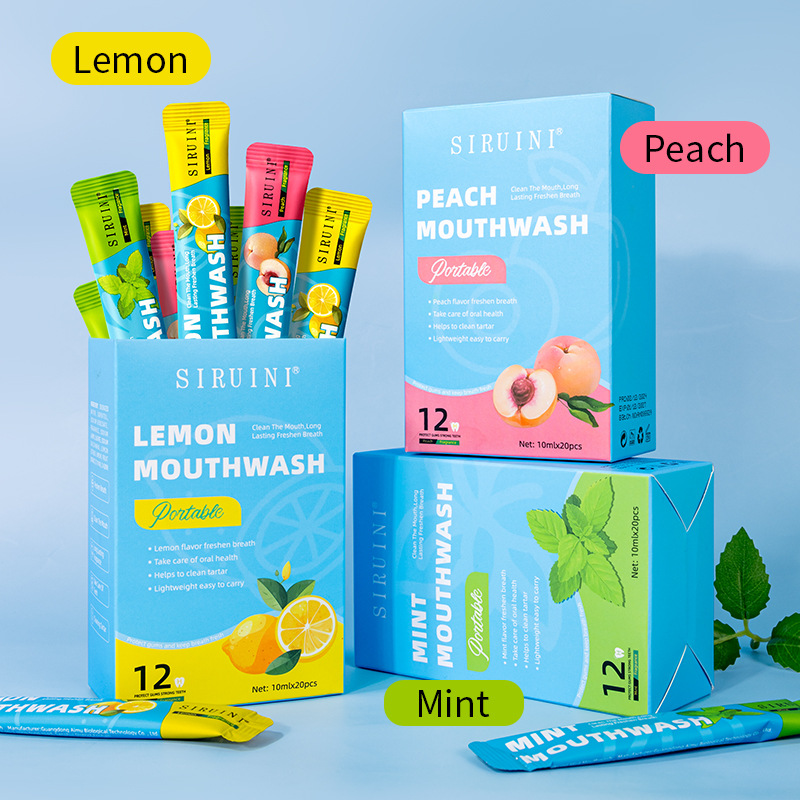 20 pièces rince-bouche jetable - Teeth Whitening Mouthwash avis et prix