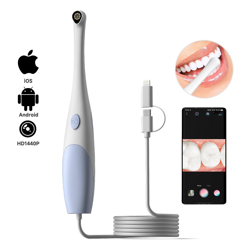 Caméra endoscopique orale 1440 - Teeth Whitening Video avis et prix