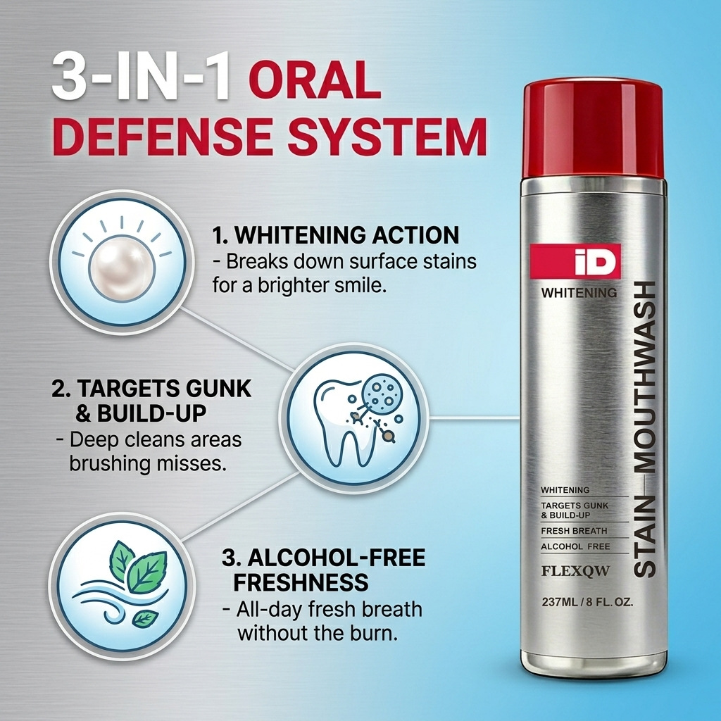 Hismile ID Bain de bouche blan - Teeth Whitening Mouthwash avis et prix